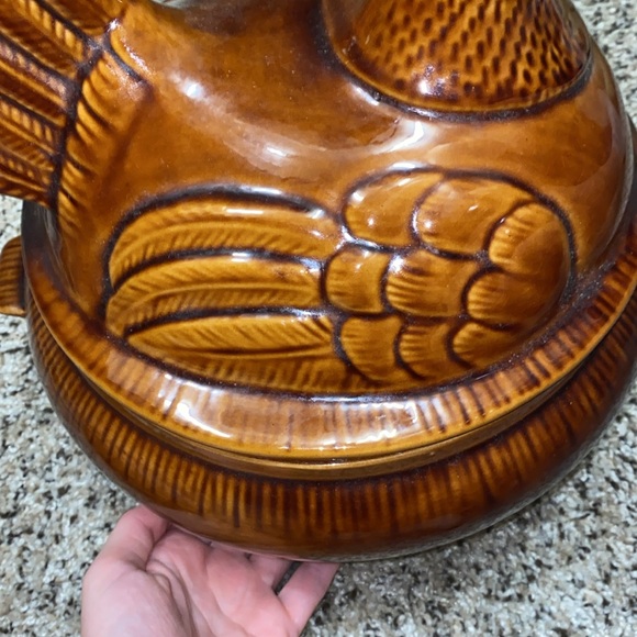 🐚California Pottery Hen on Nest Soup Tureen! - Picture 4 of 14